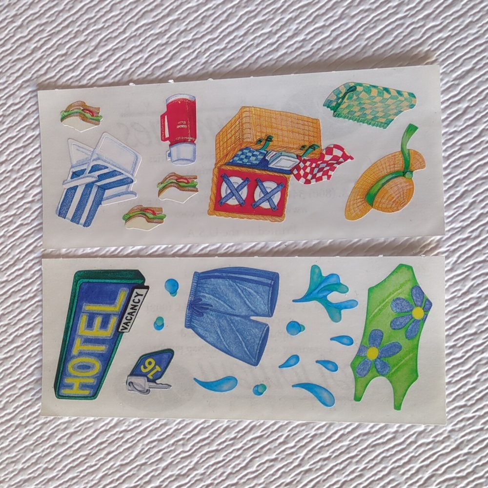 ❤️3/$10❤️Creative Memories Colorful Summer Sticker Set